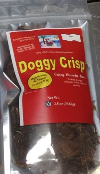 Order Doggy Crisp Chips food online from Tasty Jerky Hawaii store, Mililani on bringmethat.com