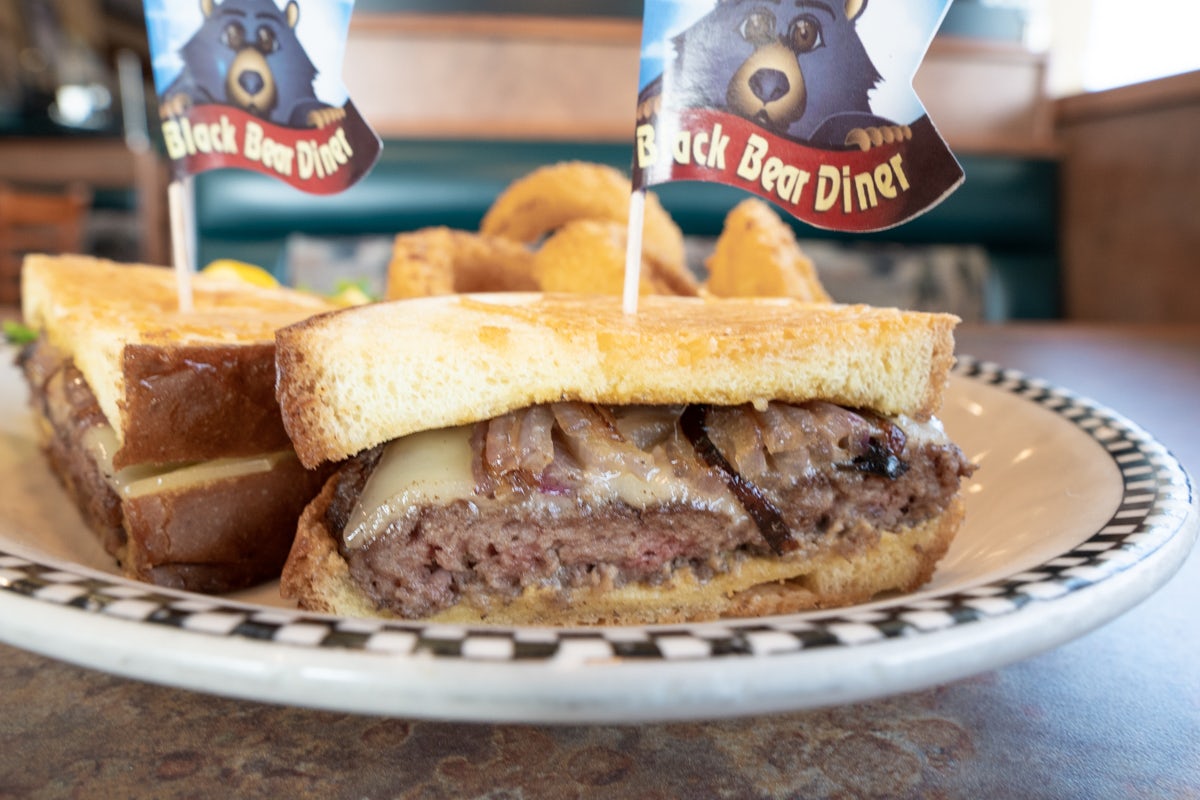 Order Parmesan Sourdough Cheeseburger food online from Black Bear Diner store, Colorado Springs on bringmethat.com