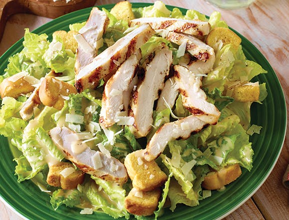Order Chicken Caesar Salad - Salad food online from Papa Pizza Pie store, Fullerton on bringmethat.com