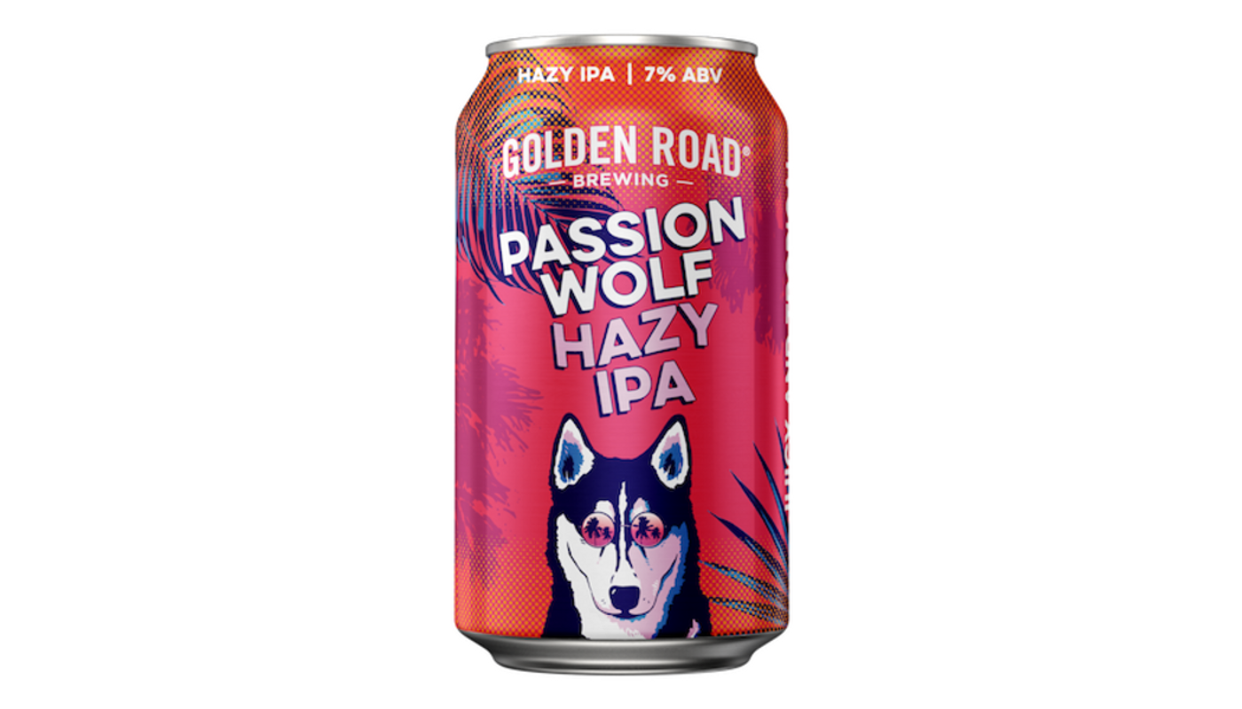 Order Golden Road Brewing Passion Wolf IPA 6x 12oz Cans food online from Oceanview Liquor store, Hermosa Beach on bringmethat.com