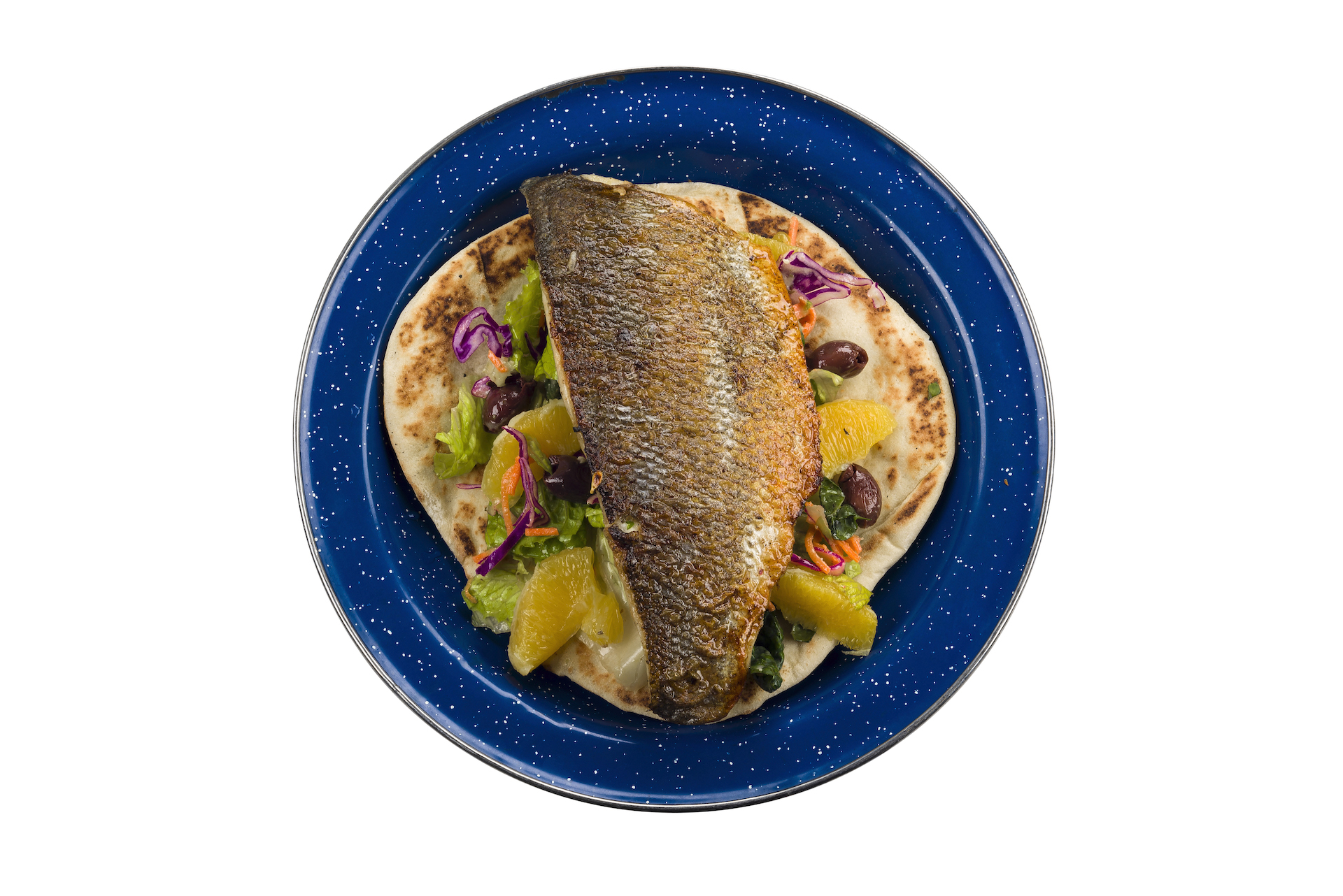 Order Fish Pita food online from Kali Greek Kitchen store, Palo Alto on bringmethat.com