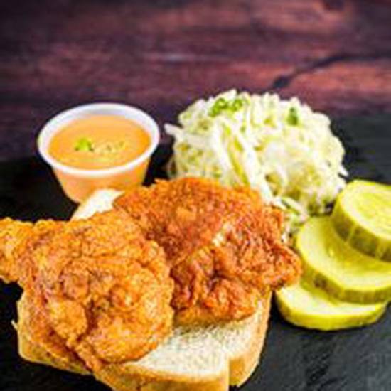 Order Leg/Thigh 1/4 Bone-in food online from Hangry Joe's Hot Chicken store, Annapolis on bringmethat.com
