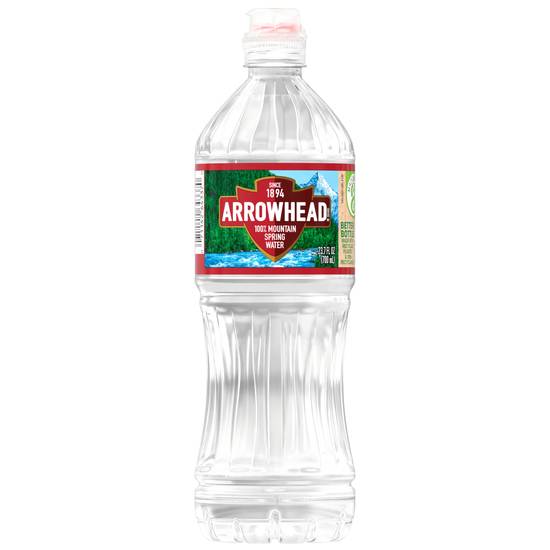 Order Arrowhead 100% Mountain Spring Water Plastic Bottle, 23.7 OZ food online from Cvs store, ALISO VIEJO on bringmethat.com