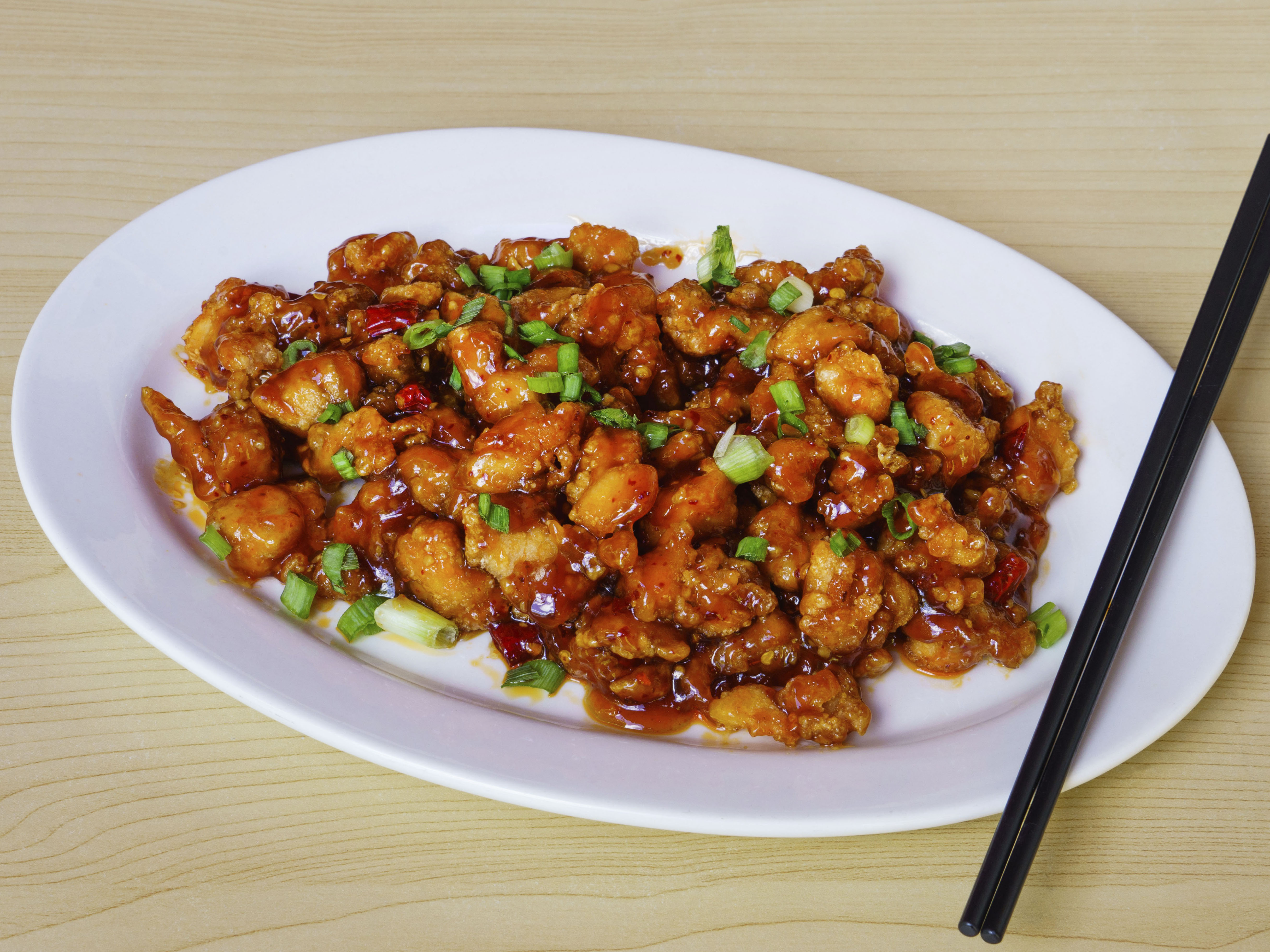 Order Chicken Mandarin Spicy Dish food online from Alta Healthy Cafe store, King County on bringmethat.com