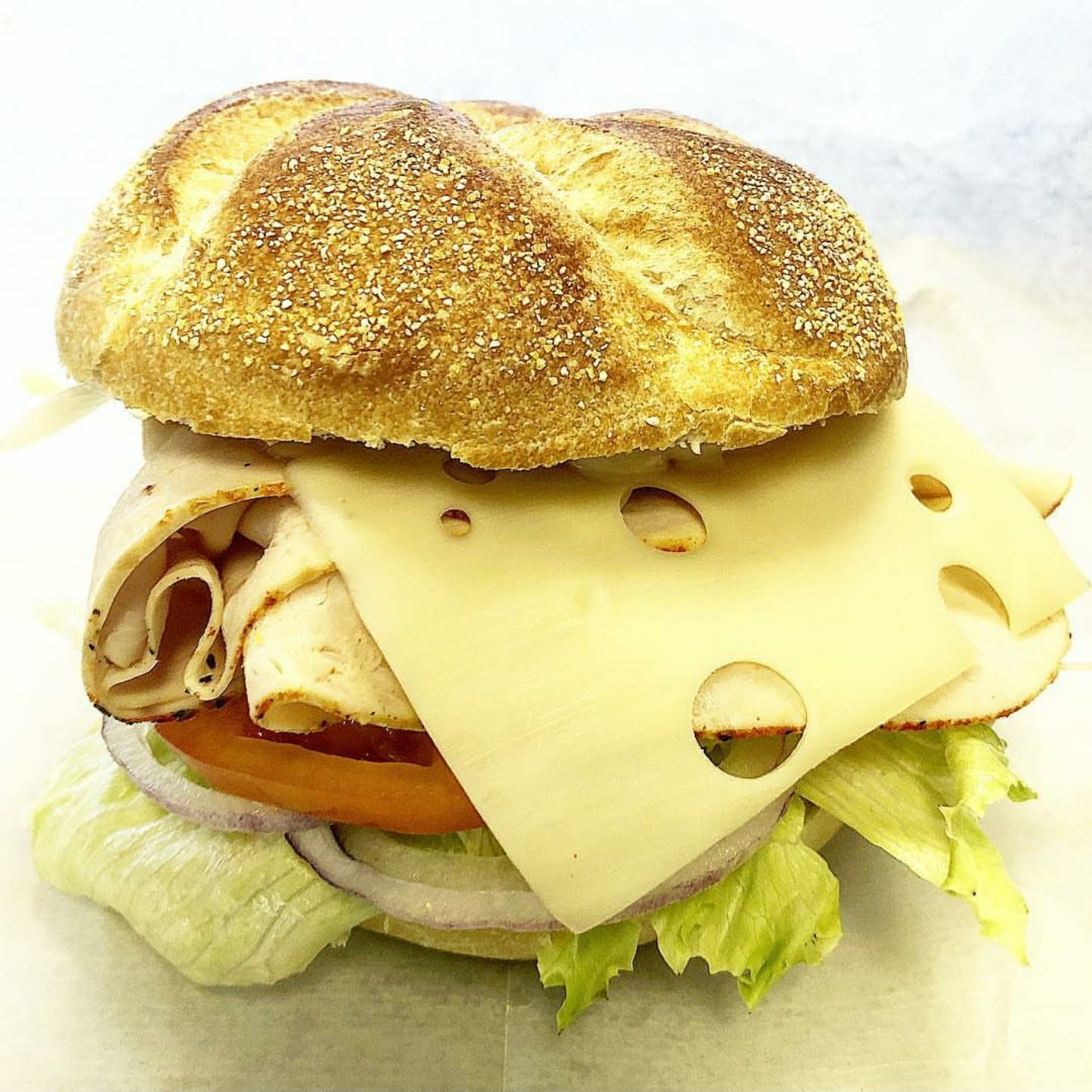 Order Turkey Deli Sandwich food online from Bob Bagels store, Lyndhurst on bringmethat.com