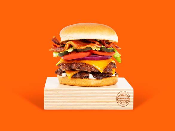 Order Cheesy Double Bacon Smashmouth food online from Smashmouth Burgers store, Charlotte on bringmethat.com