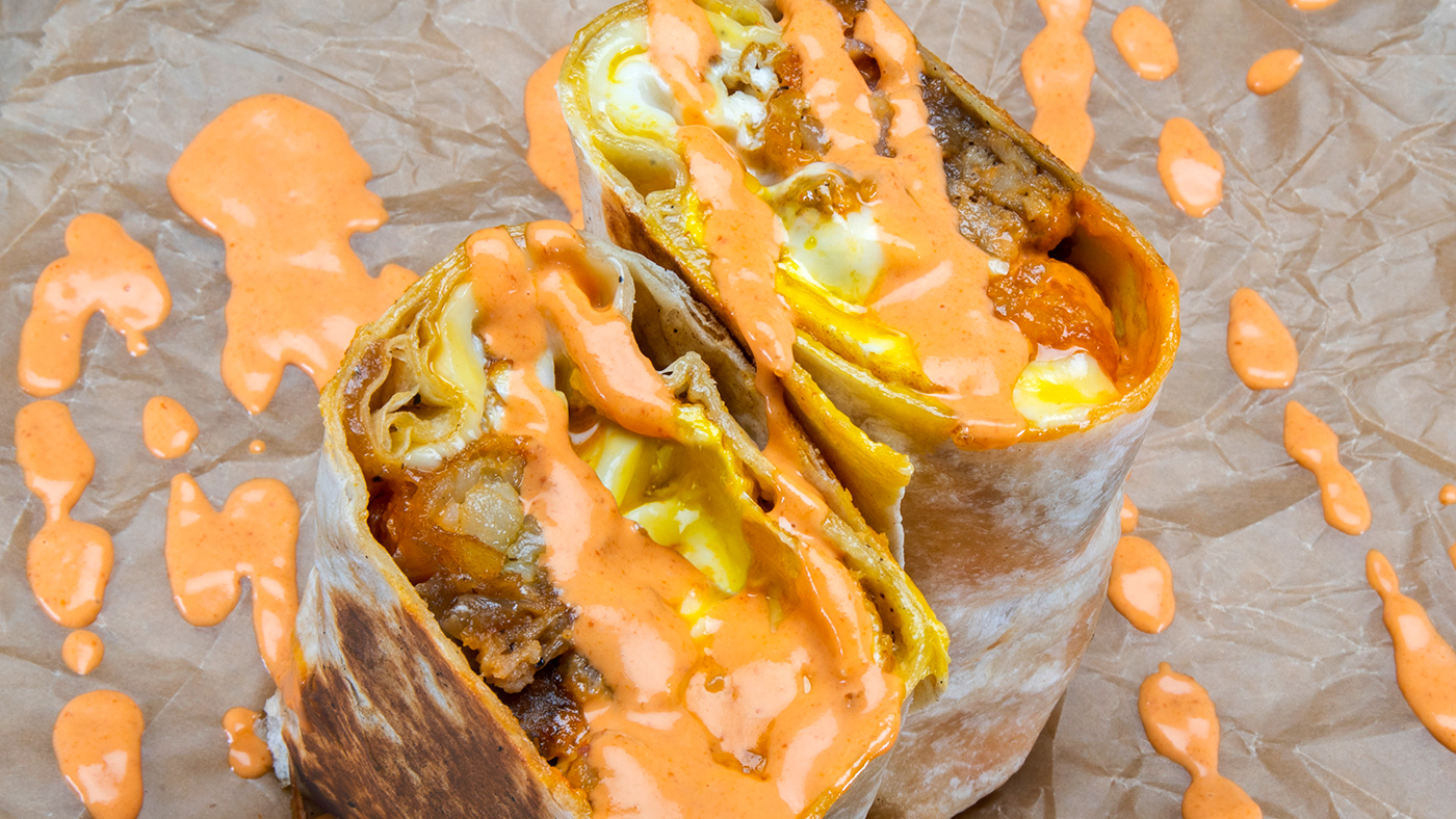 Order Sausage Burrito food online from Bad-Ass Breakfast Burritos store, Sandy on bringmethat.com