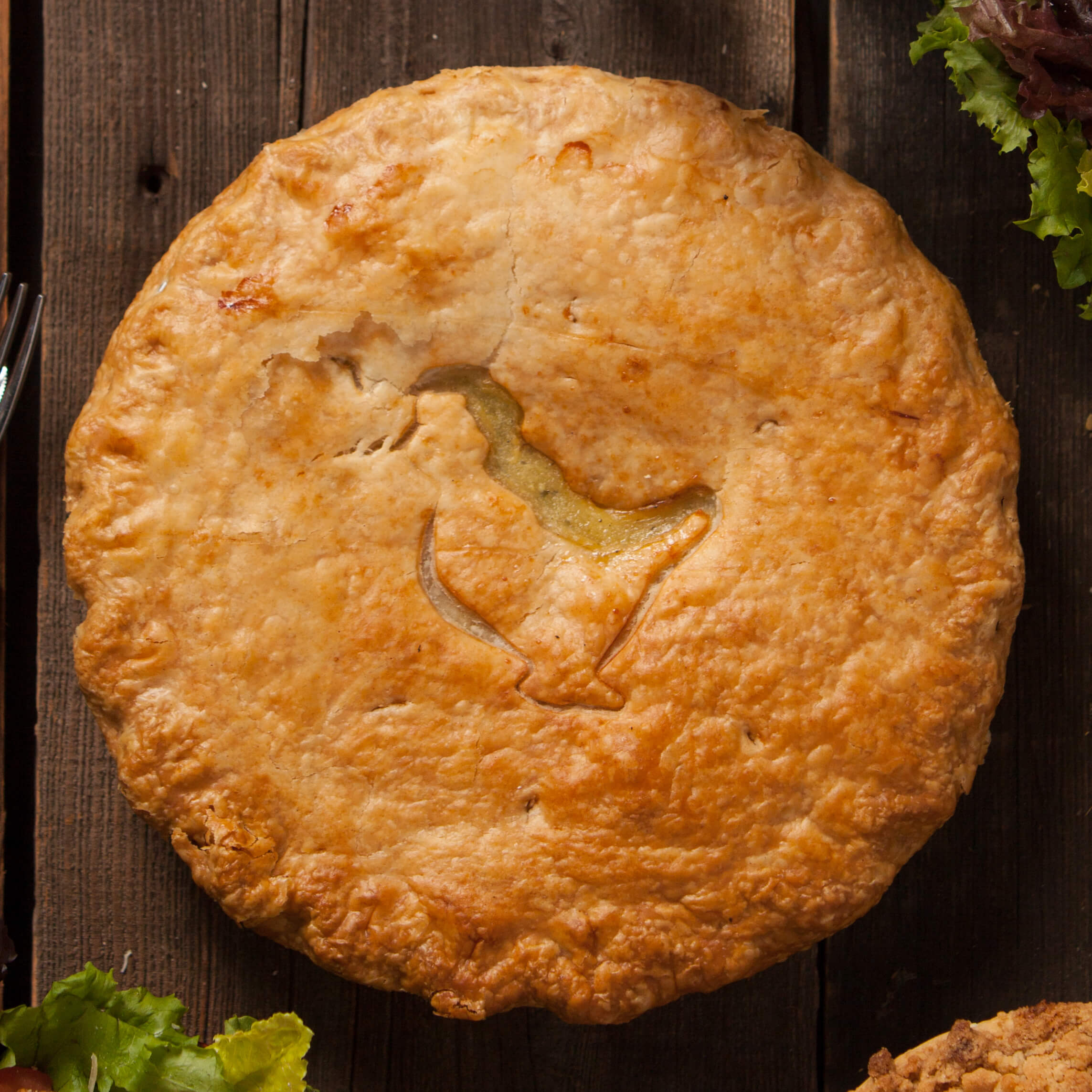 Order Frozen 9" Chicken Pot Pie food online from Grand Traverse Pie Company store, East Lansing on bringmethat.com