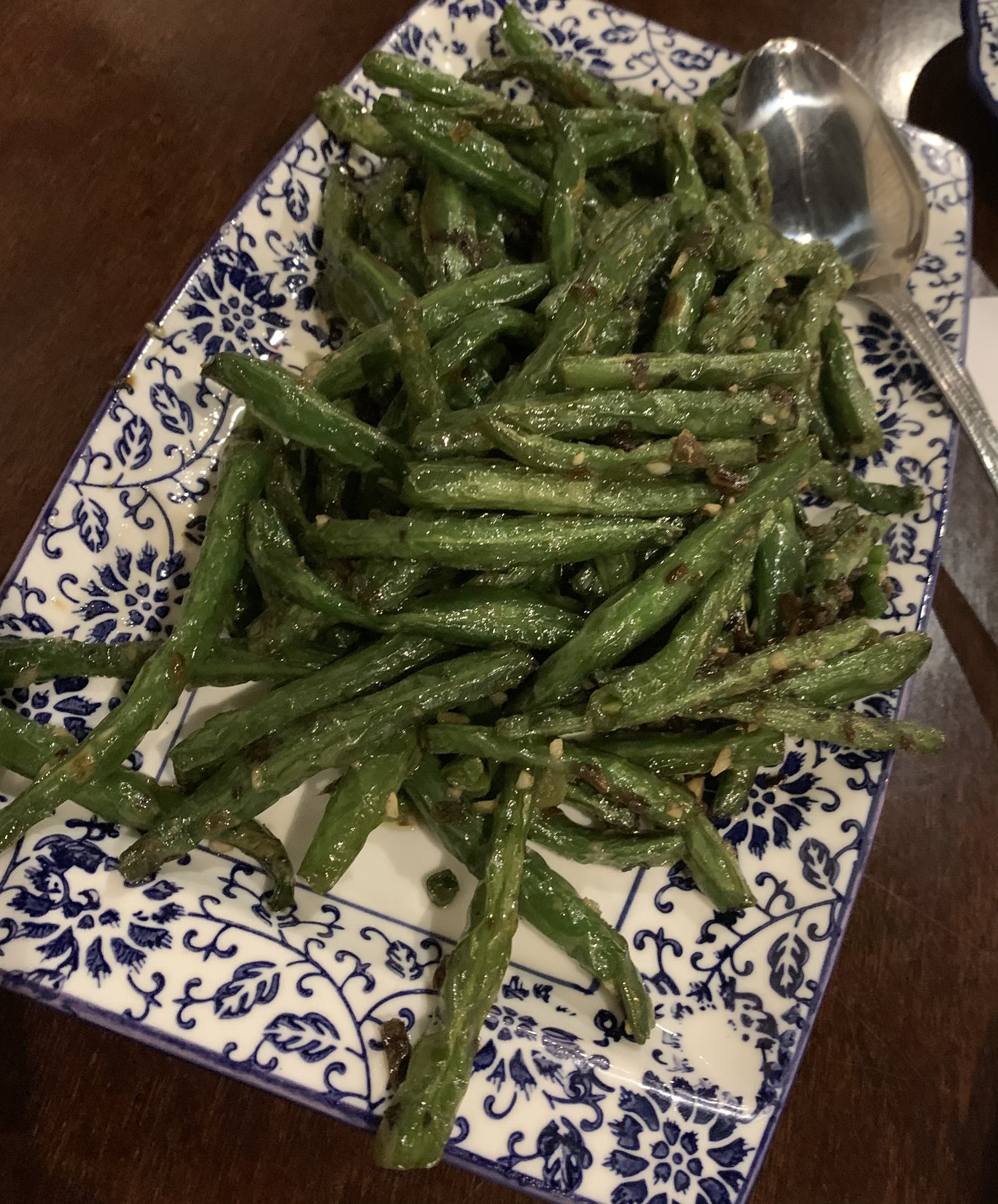 Order 59. Dry Sauteed Green Beans干扁四季豆 food online from ShangWei Szechuan store, Bethlehem on bringmethat.com