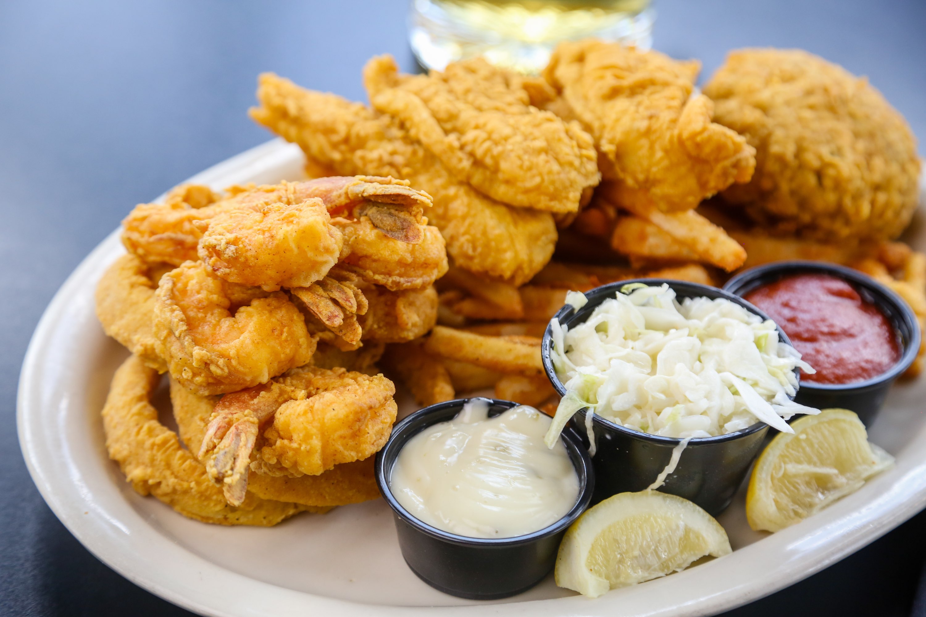 Order Bucktown Seafood Platter food online from Mambo store, New Orleans on bringmethat.com