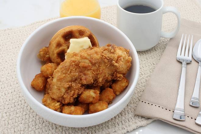 Order Chicken & Waffle Bowl food online from Golden Corral store, Waynesboro on bringmethat.com