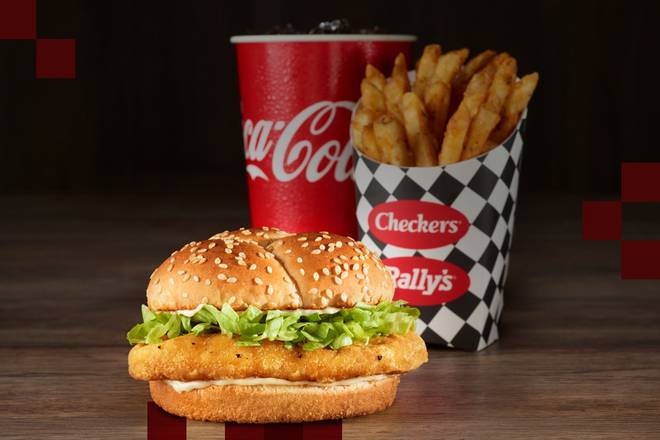 Order Spicy Chicken Sandwich Combo food online from Checkers store, Houston on bringmethat.com