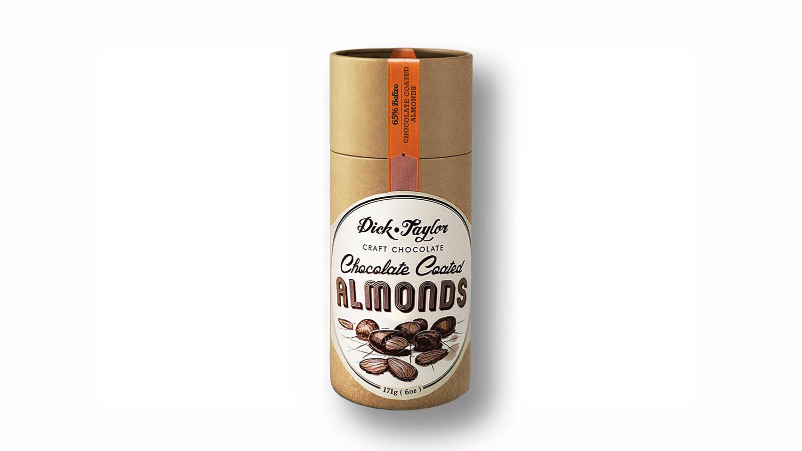 Order Dick Taylor Chocolate Covered Almonds food online from Fine Chocolate Club store, San Francisco on bringmethat.com