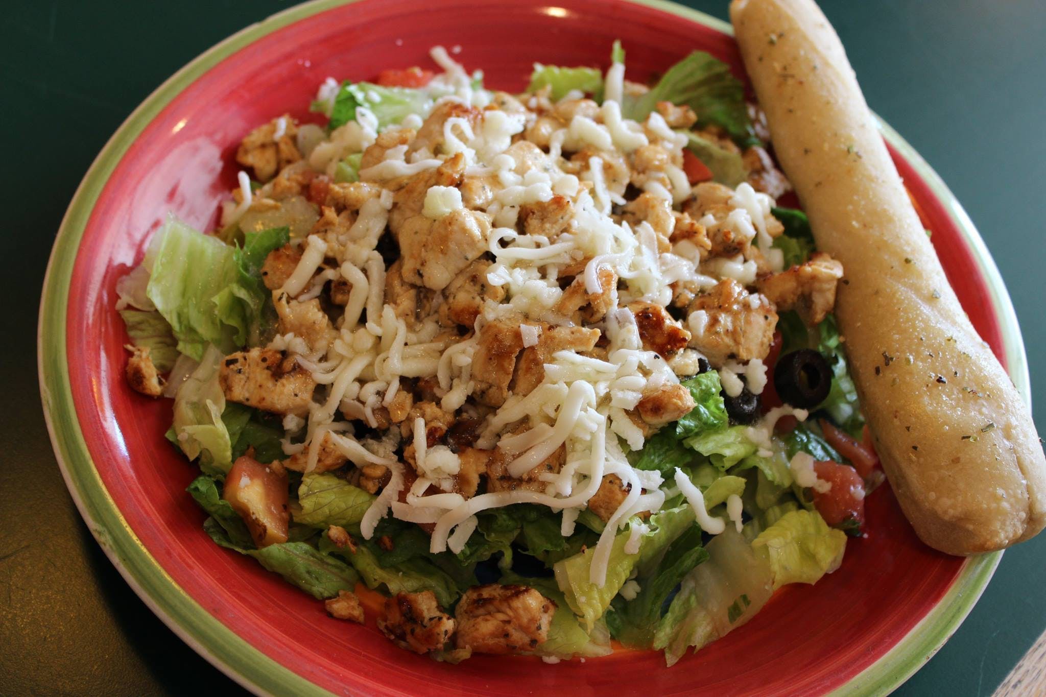 Order Grilled Chicken Salad - Salad food online from Vito Pizza store, Mechanicsburg on bringmethat.com