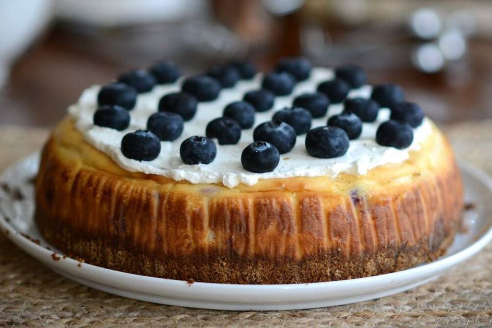 Order Lemon Blueberry Cheesecake food online from Red Top Bakery store, Spring on bringmethat.com