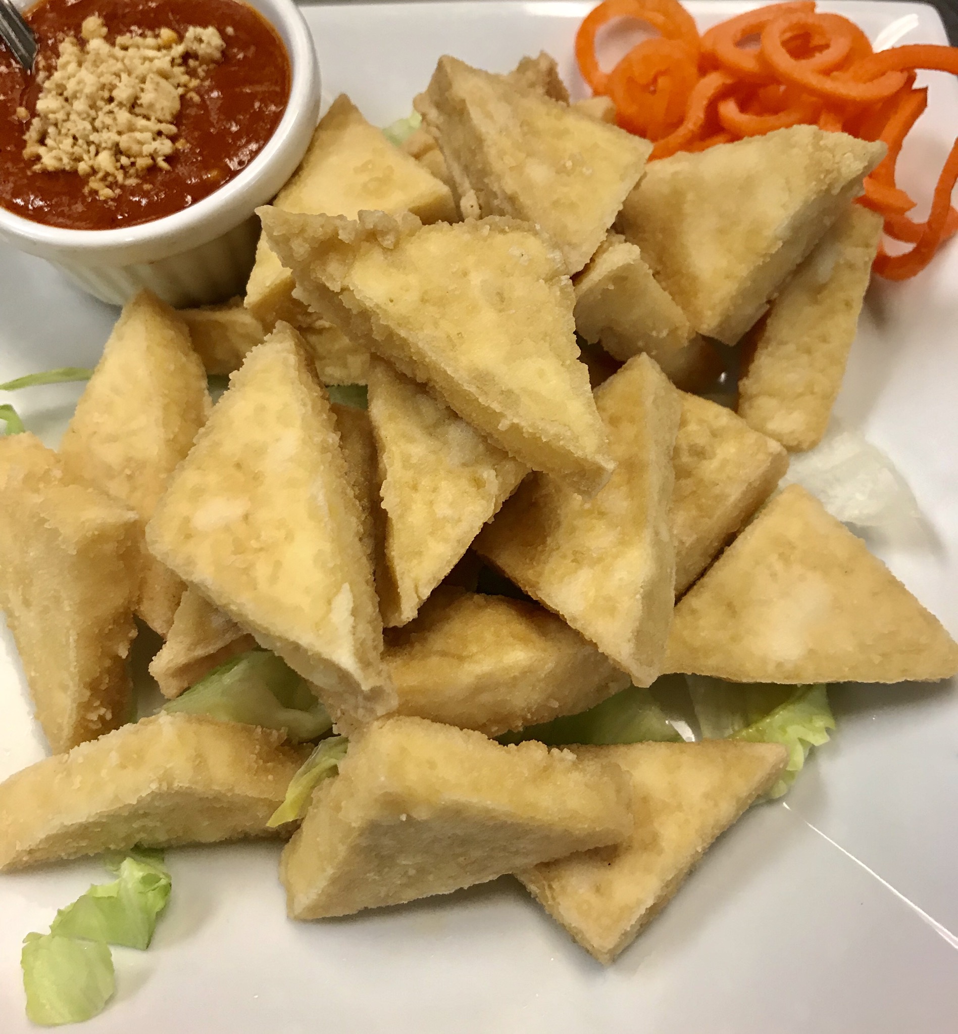 Order Fried Tofu food online from Yummy Thai store, Buffalo on bringmethat.com
