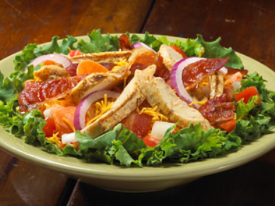 Order Large Chicken Bacon Salad food online from Samuel Mancino's Italian Eatery store, Elkhart on bringmethat.com