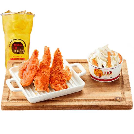 Order Spicy Tenders Combo (3pc/5pc) food online from Kung Fu Tea & Tkk Fried Chicken store, Williamsburg on bringmethat.com