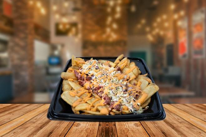 Order Capastrami Fries Regular food online from Capriotti Sandwich Shop store, Glen Mills on bringmethat.com