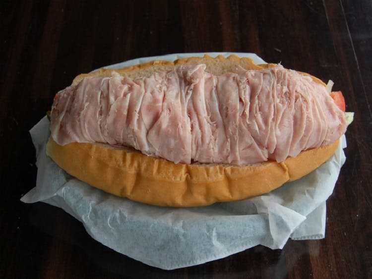 Order Ham & Cheese Sub - Mini food online from Claymont Steak Shop store, Claymont on bringmethat.com