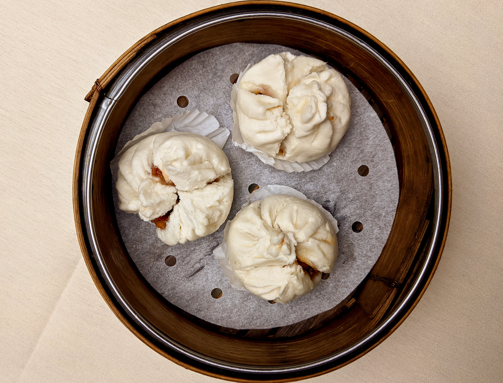 Order Steamed Roast Pork Buns food online from Evergreen on 38th Street store, New York on bringmethat.com
