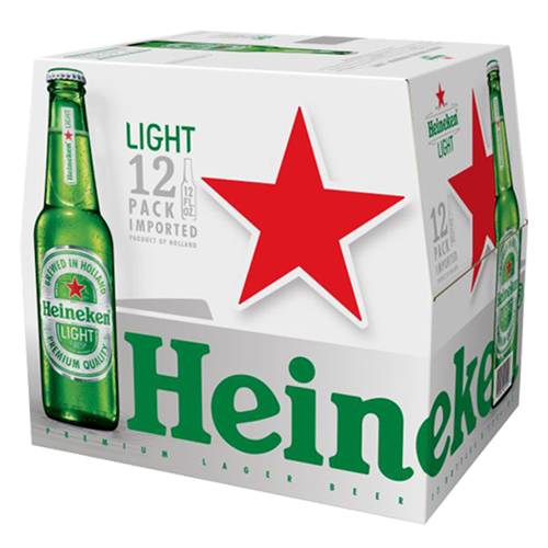 Order Heineken Light - 12 oz Bottles/12 Pack food online from Bottle Shop & Spirits store, Los Alamitos on bringmethat.com