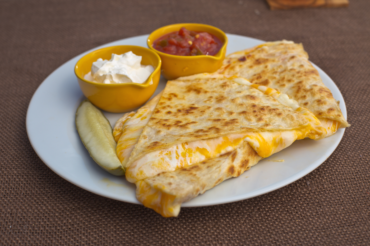 Order Cheese Quesadilla food online from Golden Desserts store, Albany on bringmethat.com