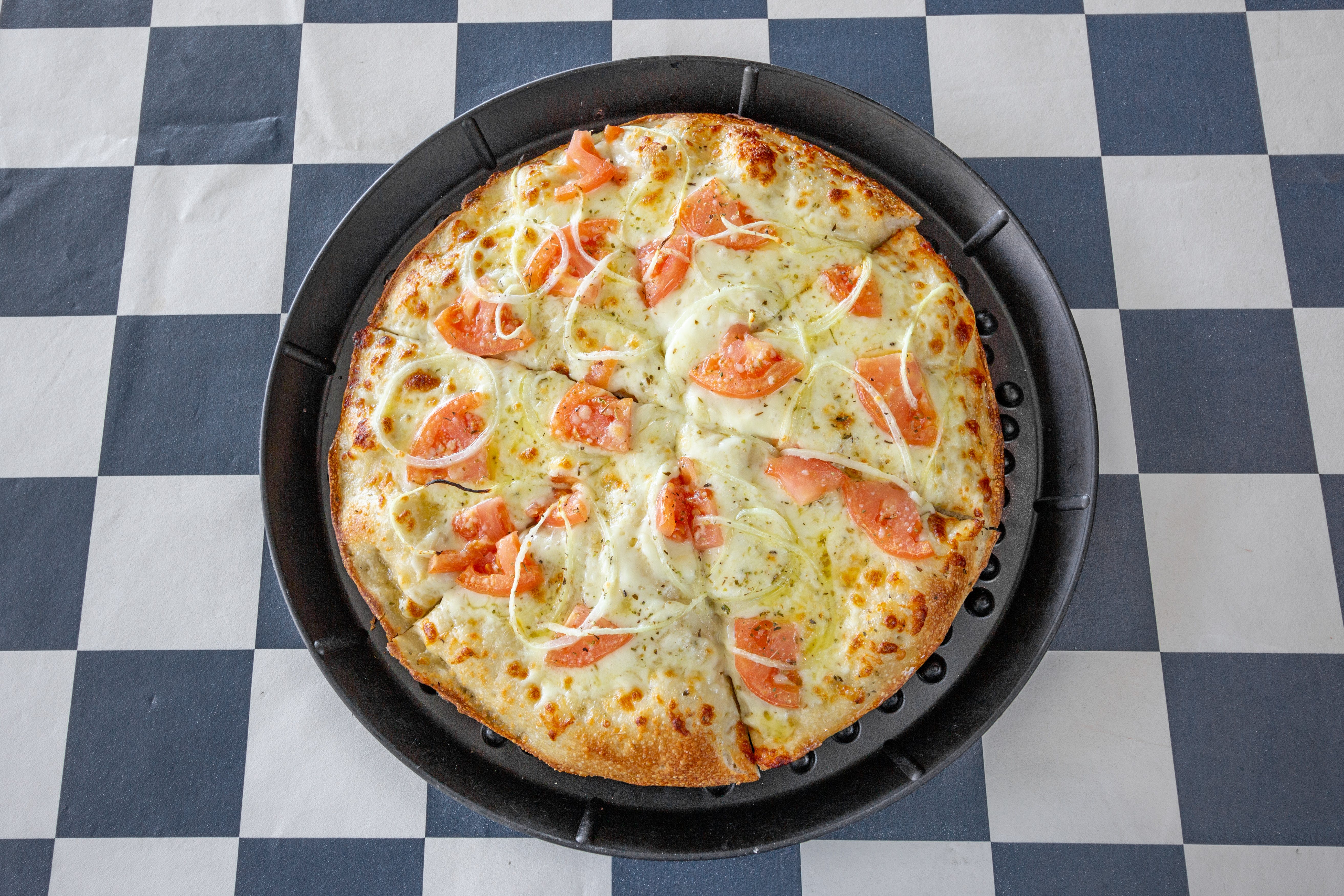 Order White Pizza - Personal food online from Pizza Works store, Williamsville on bringmethat.com
