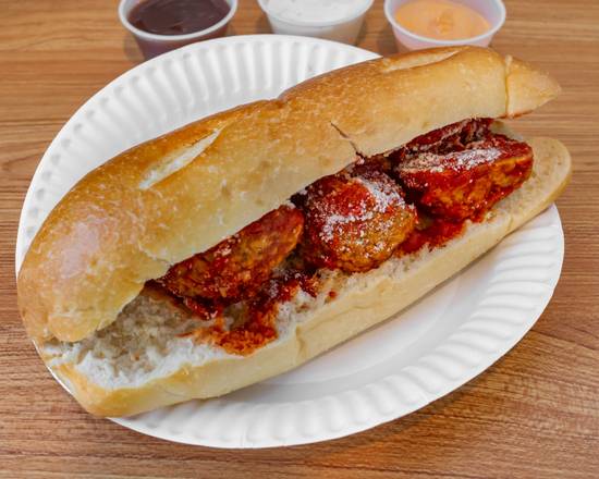 Order Meatball Parmesan Sandwich food online from Superior Gourmet Marketplace store, New York on bringmethat.com