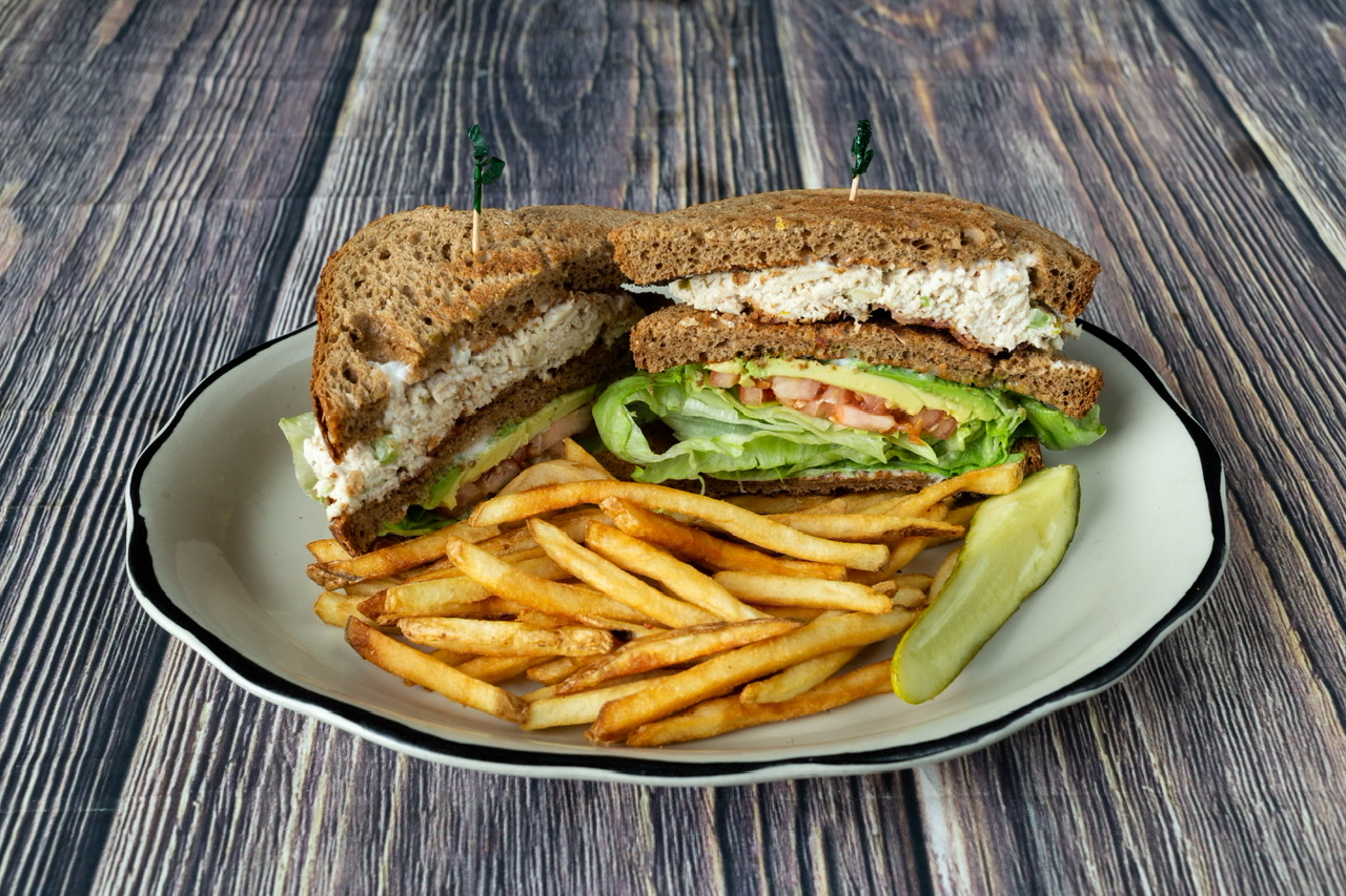 Order Tuna, Bacon and Avocado Club Sandwich food online from House of Pies store, Los Angeles on bringmethat.com