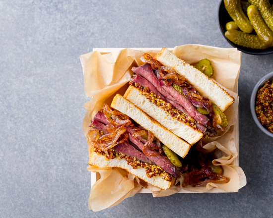 Order Pastrami, Egg and Cheese Sandwich food online from Citi Deli store, New York on bringmethat.com
