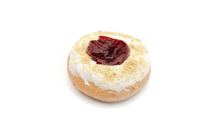 Order Raspberry Cheesecake food online from Desert Donuts store, Phoenix on bringmethat.com