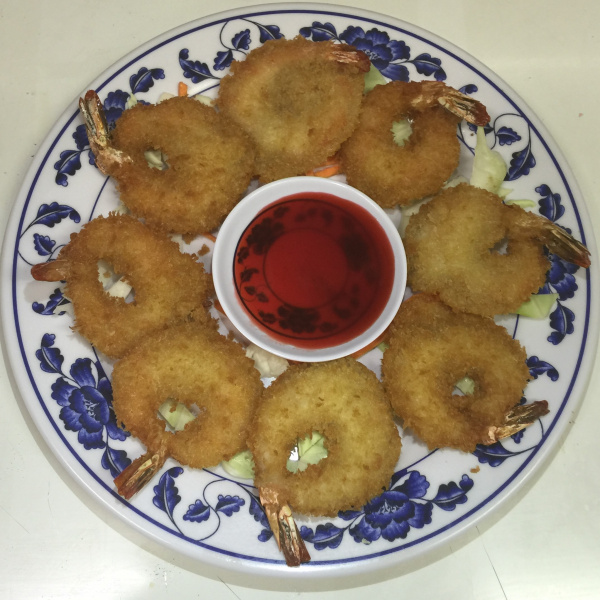 Order 8 Pieces Deep Fried Prawns food online from Lucky Bamboo Chinese Restaurant store, Modesto on bringmethat.com
