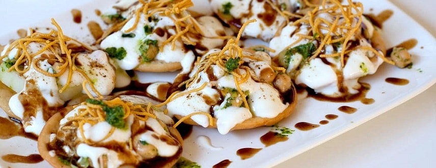 Order Papadi Chaat food online from Indian Street Cafe store, San Jose on bringmethat.com