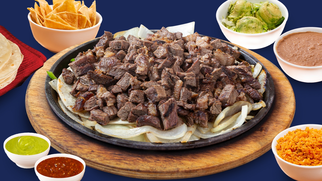 Order PARR-2 Sirloin food online from Taco Palenque - North 10th store, Mcallen on bringmethat.com