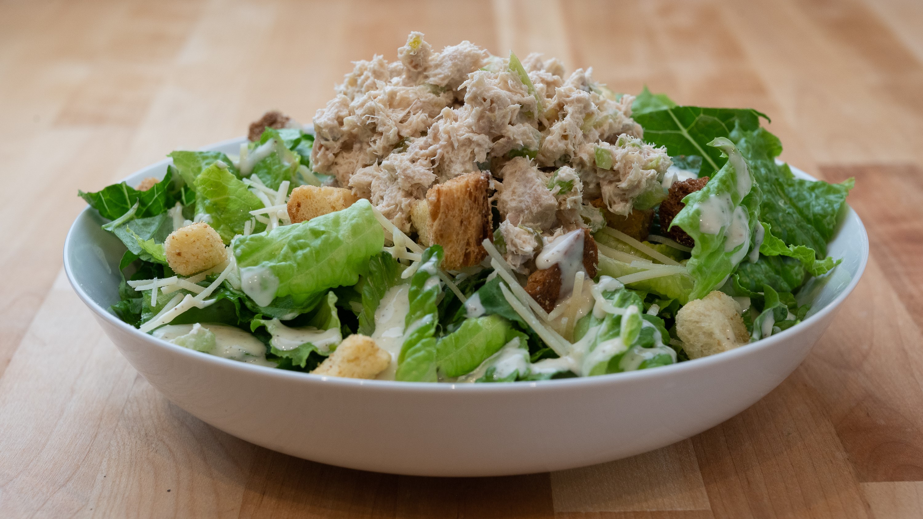 Order Premium Albacore Tuna on Caesar Salad food online from Bridge City Cafe store, Portland on bringmethat.com