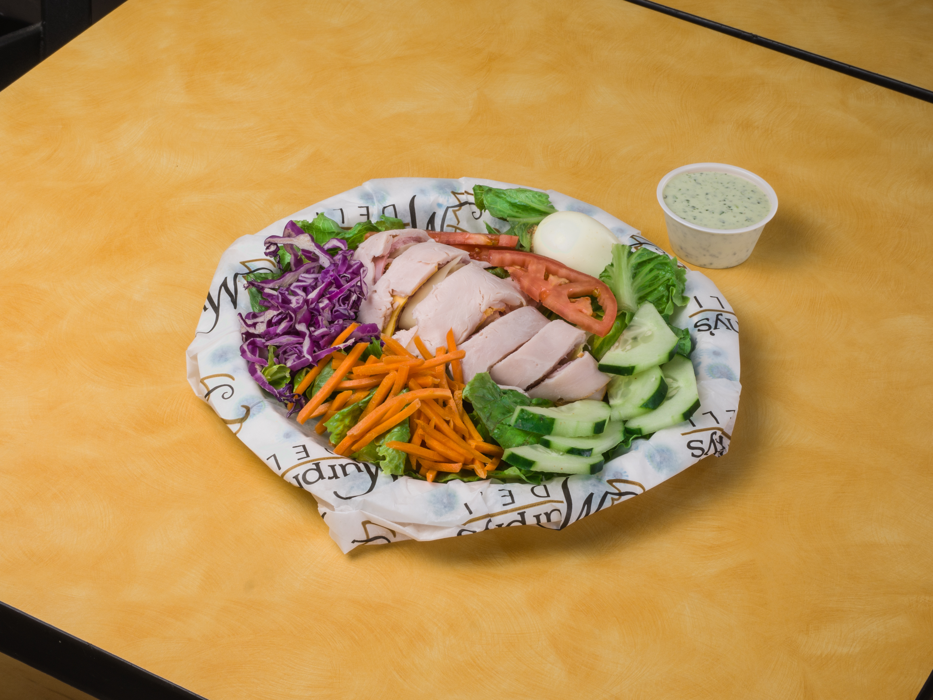 Order Chef Salad food online from Murphy's Deli store, The Woodlands on bringmethat.com