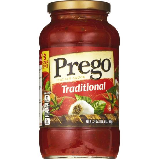 Order Prego 100% Natural Traditional Italian Sauce food online from CVS store, Tulsa on bringmethat.com