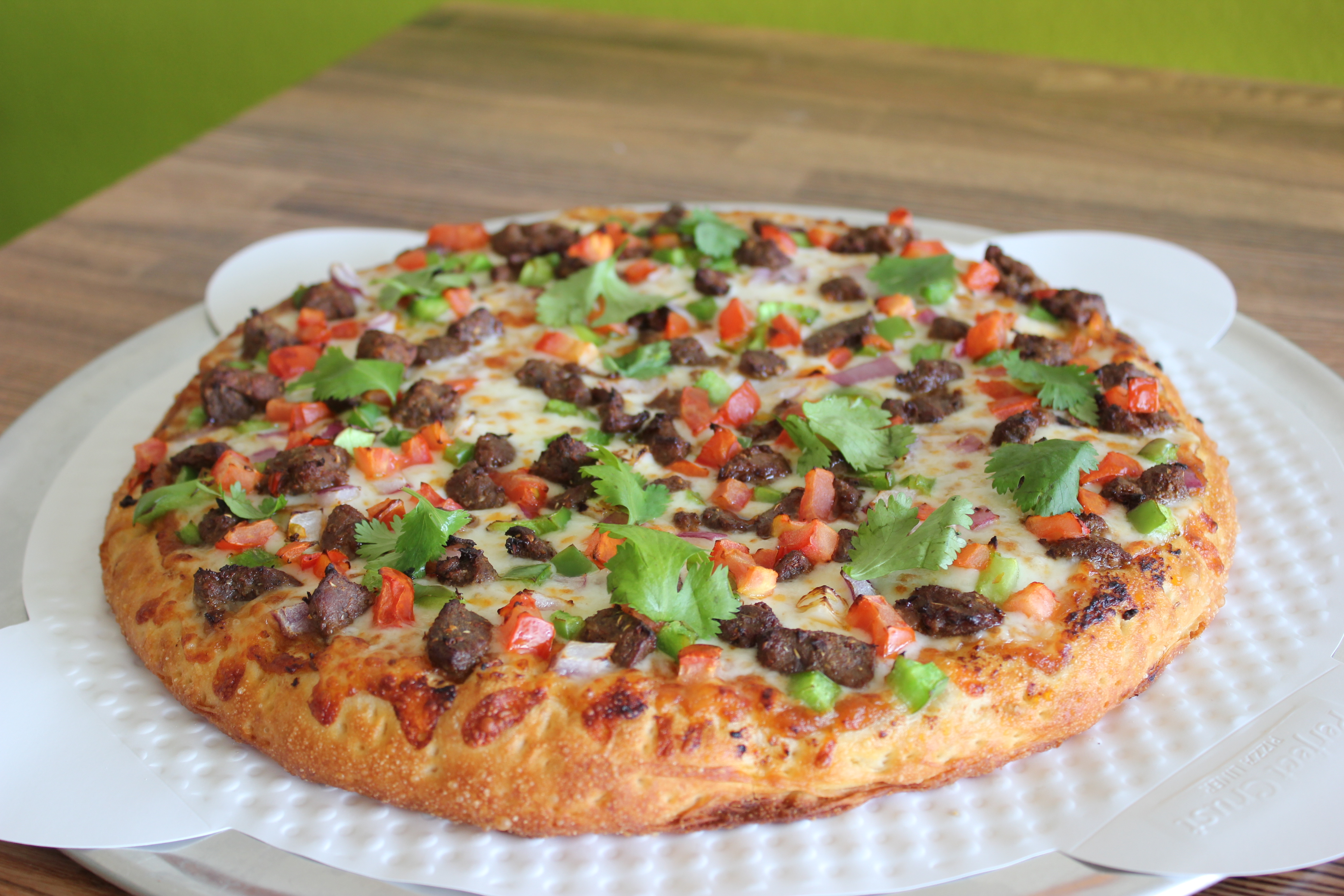 Order Spicy Gyro   Pizza food online from Namaste Pizza store, Pleasanton on bringmethat.com