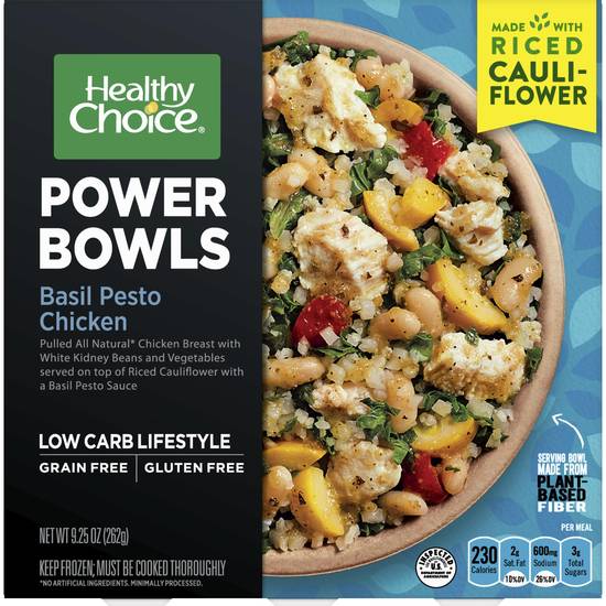 Order Healthy Choice Chicken Pesto Power Bowl, 9.25 OZ food online from Cvs store, DOVER on bringmethat.com