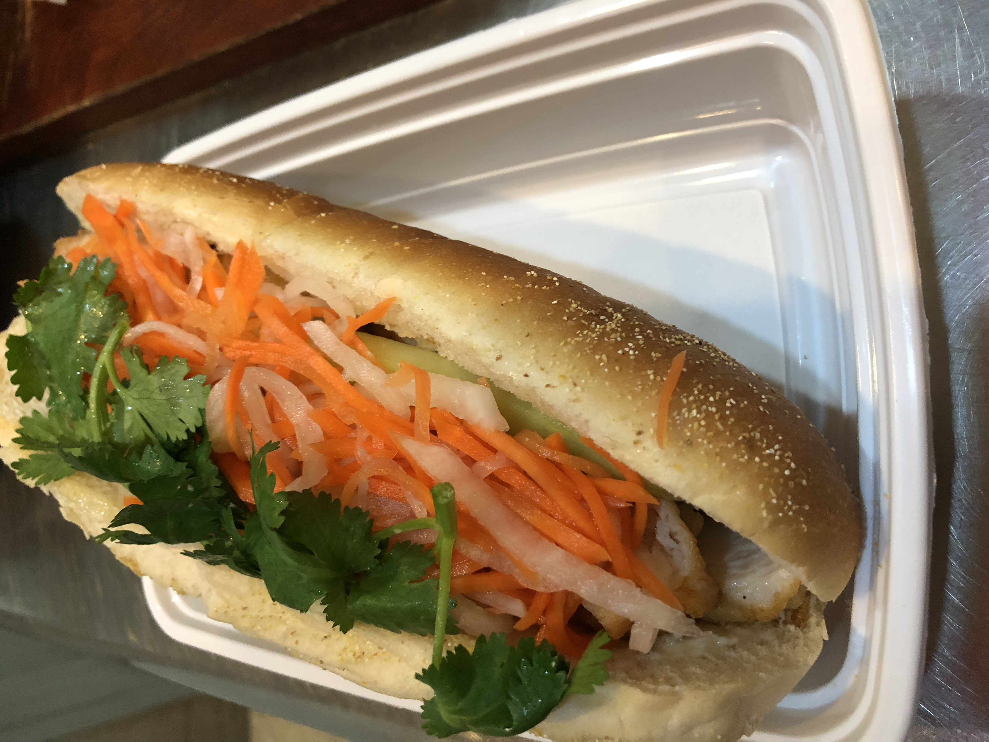 Order Chicken Banh Mi food online from Chowtime store, Brooklyn on bringmethat.com