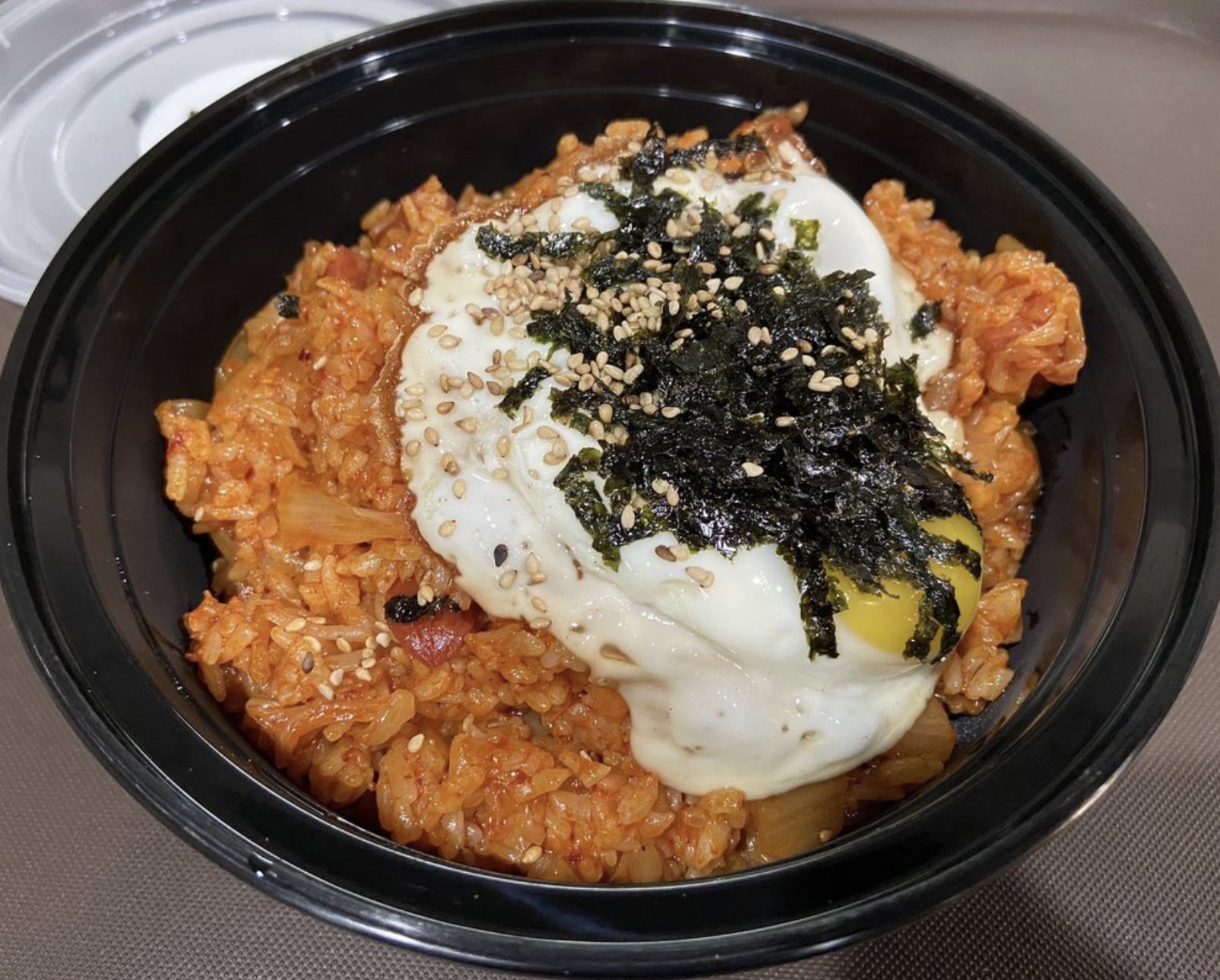 Order Kimchi Fried Rice with Cheese 김치 치즈 볶음밥 food online from Kimbap Paradise store, La Mirada on bringmethat.com