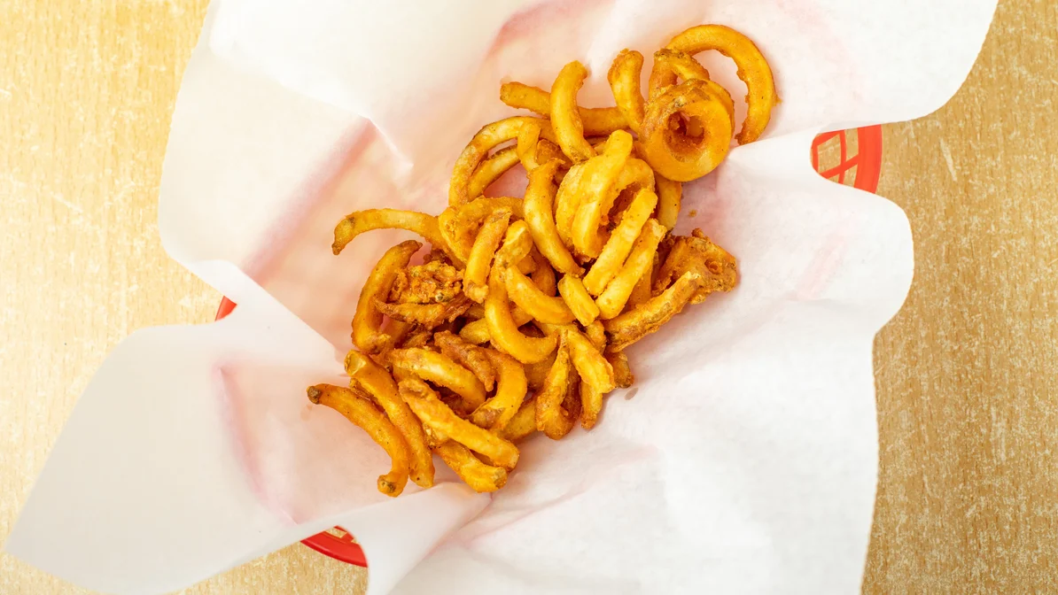 Order Seasoned Curly Fries food online from Wing Factory store, Tucson on bringmethat.com