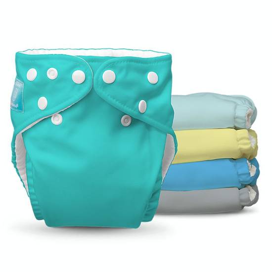 Order Charlie Banana One Size 5-Count Reusable Cloth Diapers and 5 Inserts in My First Diaper Pastel food online from Bed Bath & Beyond store, Lancaster on bringmethat.com