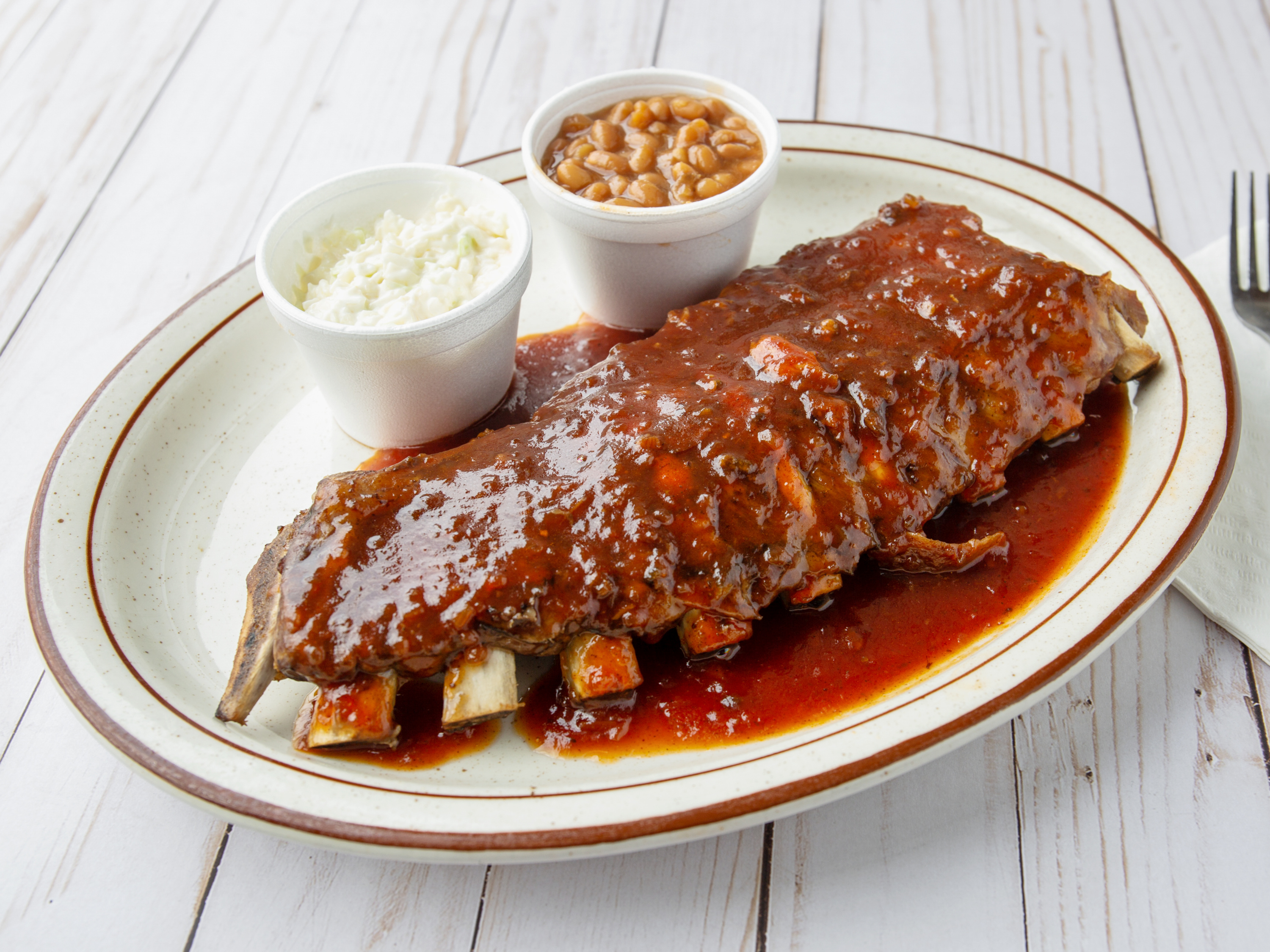 Order Baby Back Ribs food online from Danny Bbq Stand store, Charleston on bringmethat.com