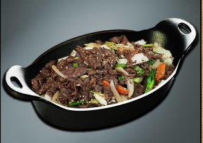 Order [P4] 불고기 볶음 / Pan Fried Bulgogi Beef food online from Jjang Restaurant store, Buena Park on bringmethat.com