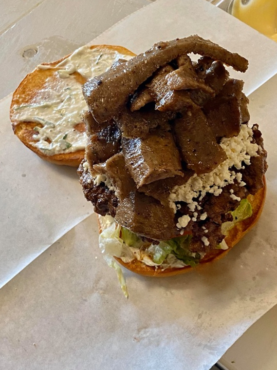 Order Yovany Burger food online from Tasty Gyro Coney Island store, Grand Rapids on bringmethat.com