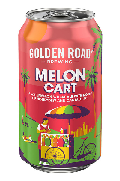Order Golden Road Brewing Melon Cart 6 Pack 12 oz. Cans food online from Friends Liquor store, San Francisco on bringmethat.com