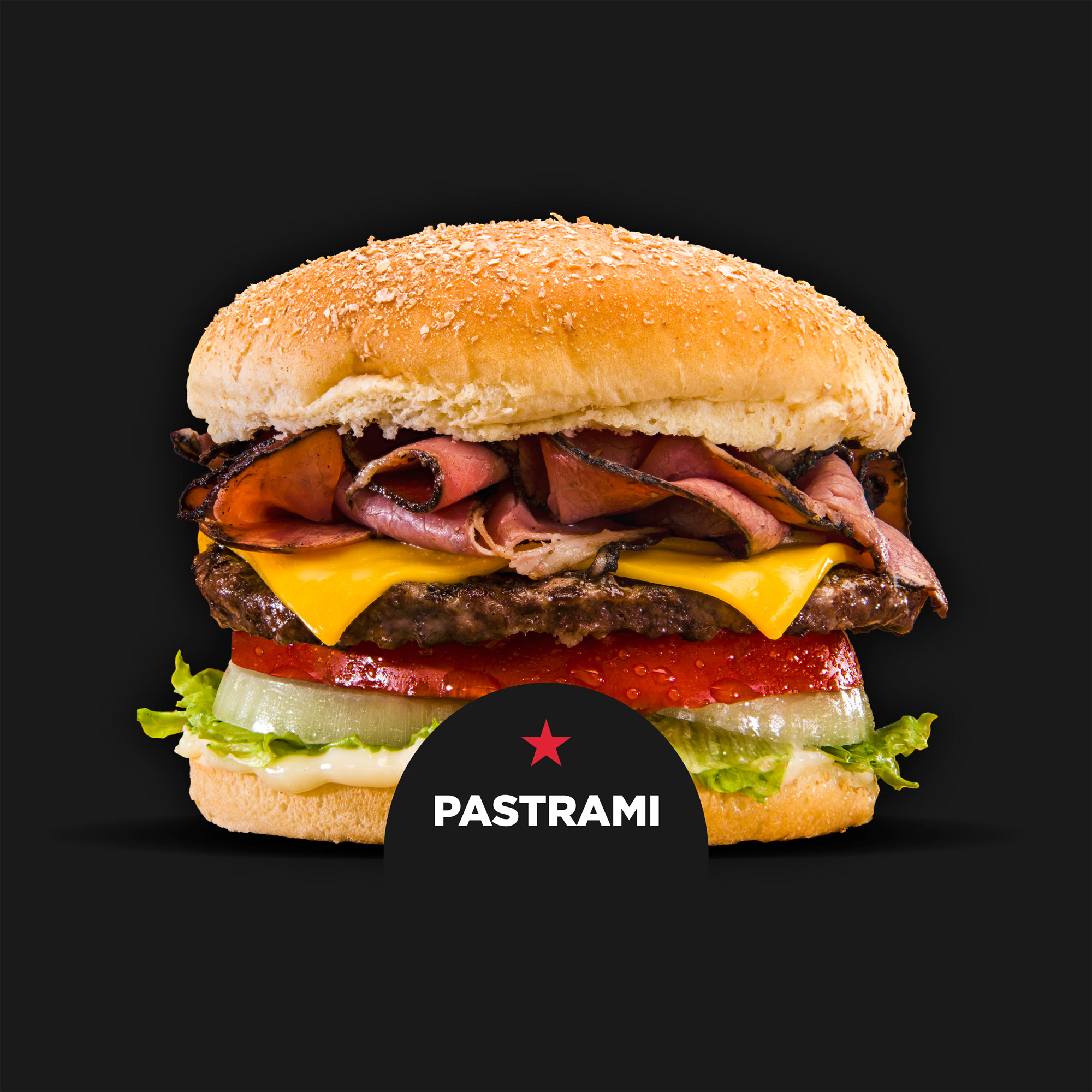 Order Pastrami Cheeseburger food online from Jcw The Burger Boys store, American Fork on bringmethat.com
