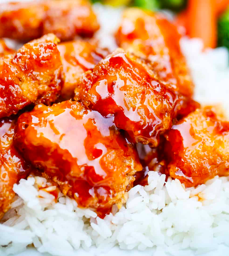 Order 25. Sweet and Sour Chicken  food online from Amazing Myanmar Asian Cuisine store, Kentwood on bringmethat.com